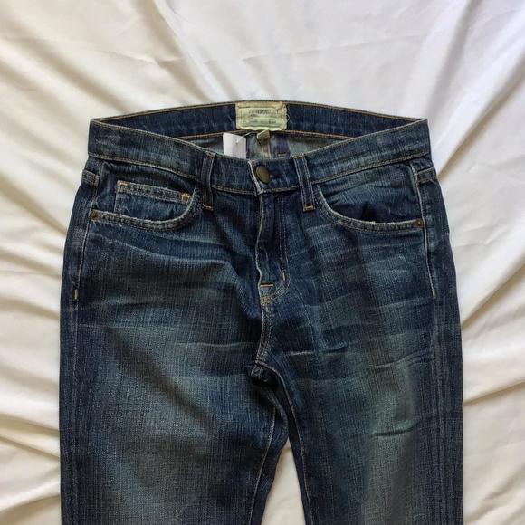🔴𝗕𝗢𝗚𝗢🔴Current/Elliot The Fling Loved Blue Jeans Distressed - Picture 13 of 16